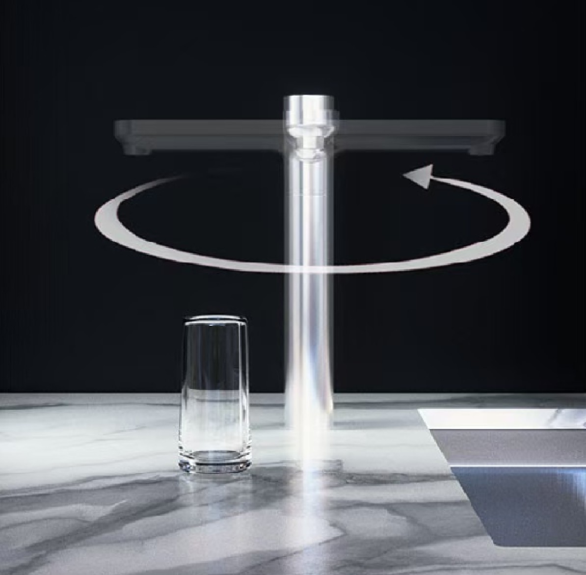7-Shaped Dual-Outlet Faucet for RO Water Purifiers 2